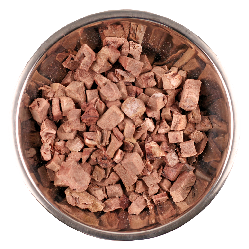 100% Natural Freeze-Dried Red Deer Heart Snacks