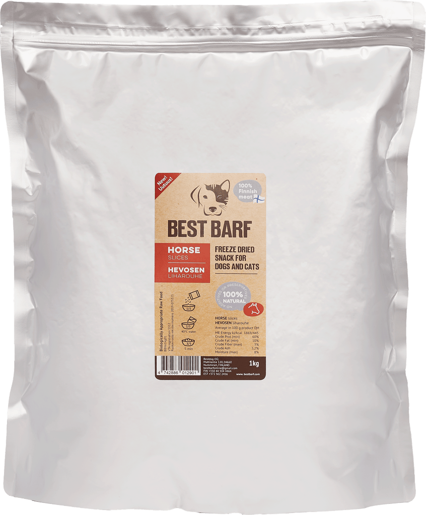 100% Natural Freeze-Dried Horse Slices Snacks
