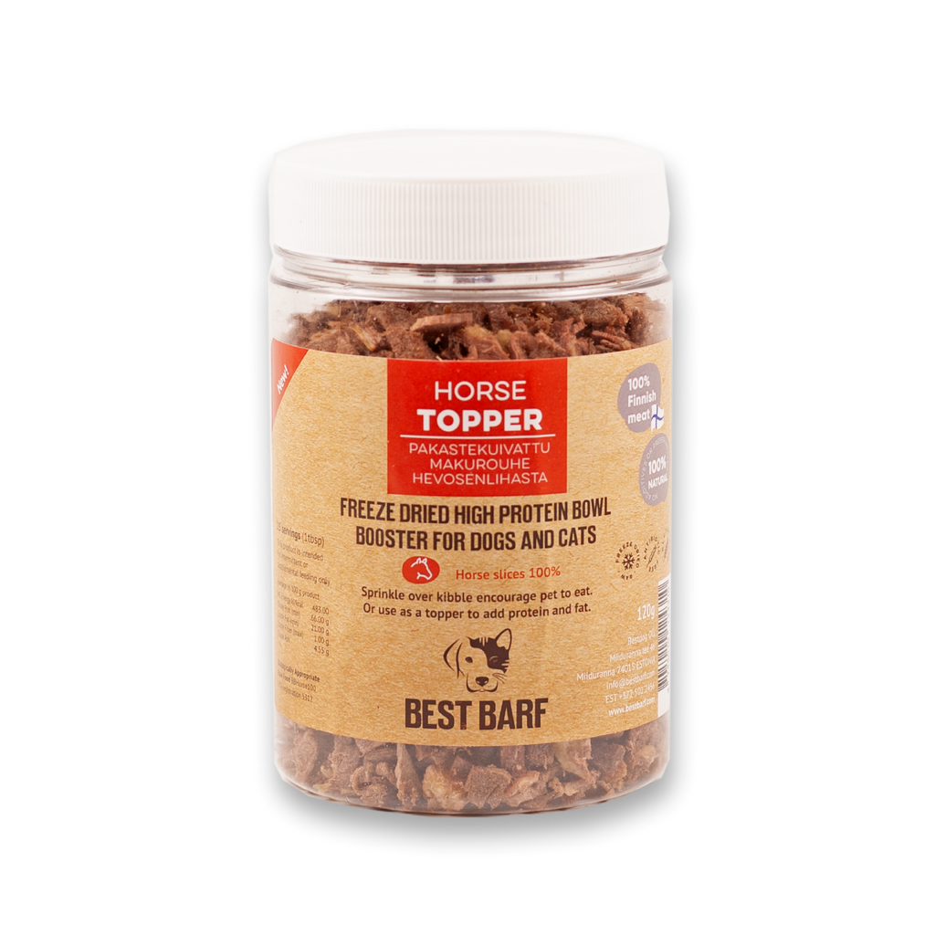 100% Natural Freeze-Dried Horse Meal Topper