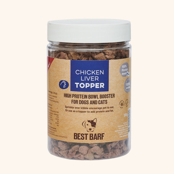 100% Natural Freeze-Dried Raw Chicken Liver Meal Topper