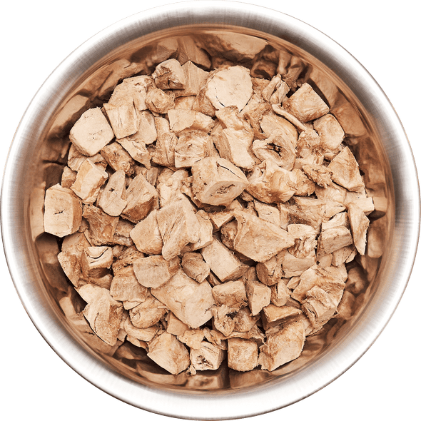 100% Natural Freeze-Dried Raw Chicken Heart Snacks